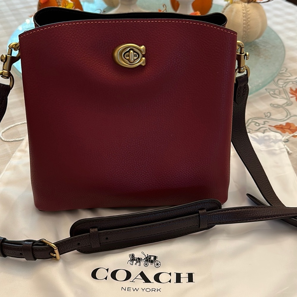 Coach Willow Pebble Leather Handbag